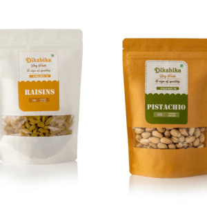 Combo of Kishmish & Pistachios (250g Each)