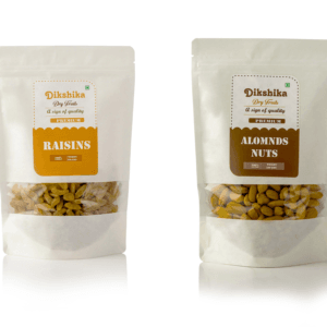 Combo of  Almonds & Raisins (250g each)